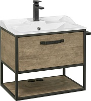 Акватон Тумба с раковиной Лофт Фабрик 65 (Фабиа) дуб кантри